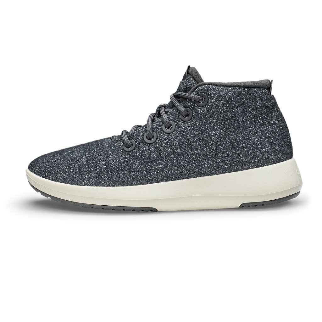 Women's Wool Runner-up Mizzle - Dark Grey (Natural White Sole)