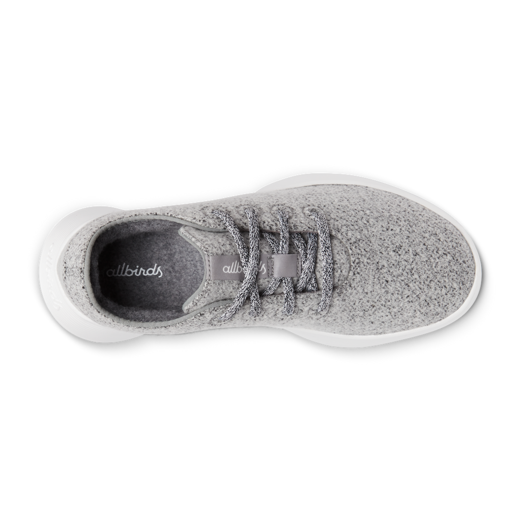 Women's Wool Runner Go - Medium Grey (Blizzard Sole)