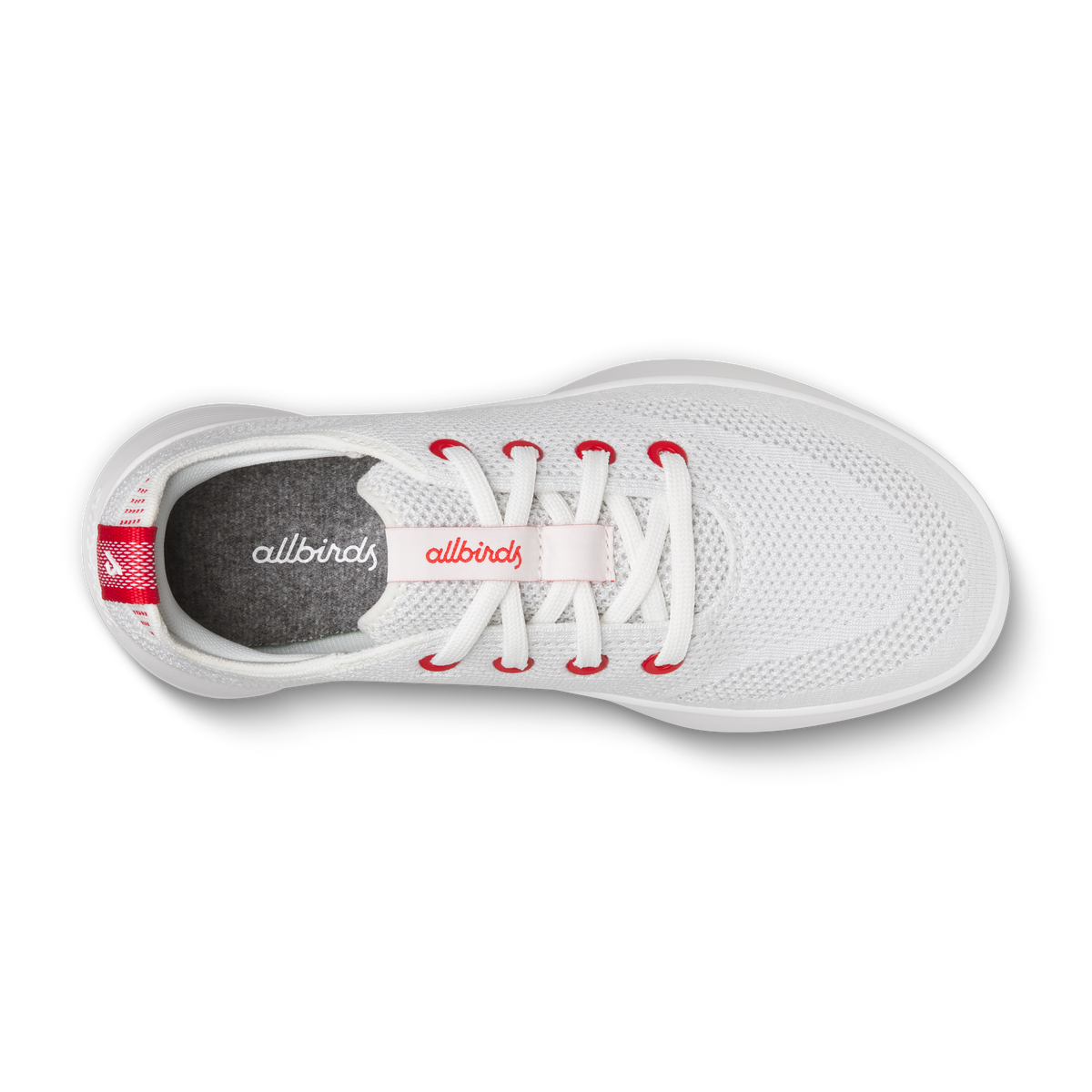 Women's Tree Runner Go - Blizzard/Bold Red (Blizzard Sole)