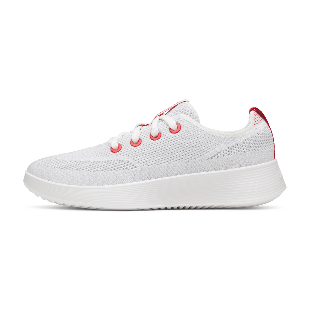 Women's Tree Runner Go - Blizzard/Bold Red (Blizzard Sole)