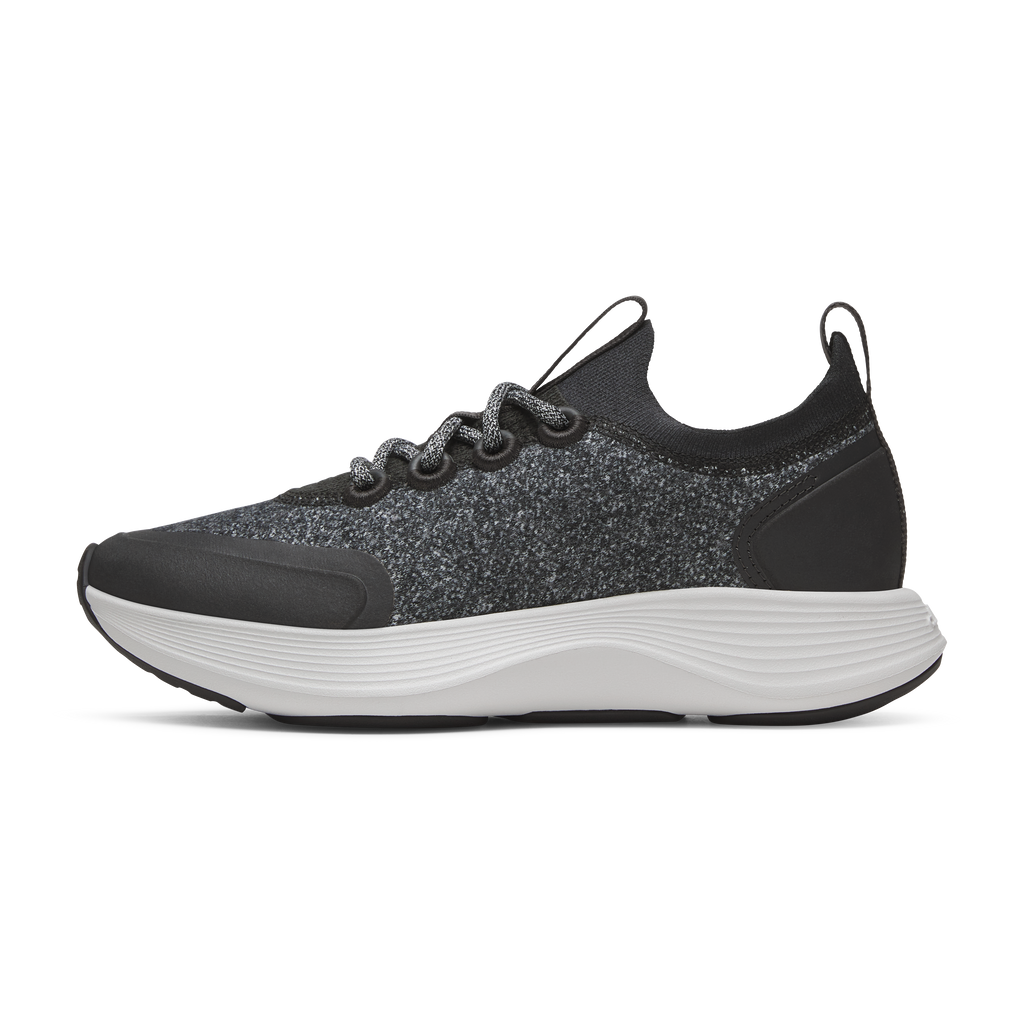 Women's Wool Strider - Dark Grey (Light Grey Sole)