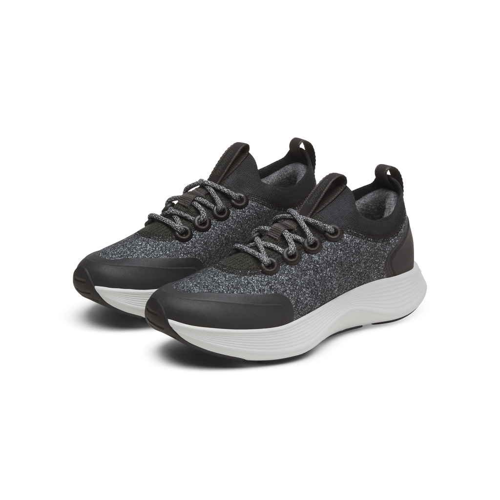 Men's Wool Strider - Dark Grey (Light Grey Sole)