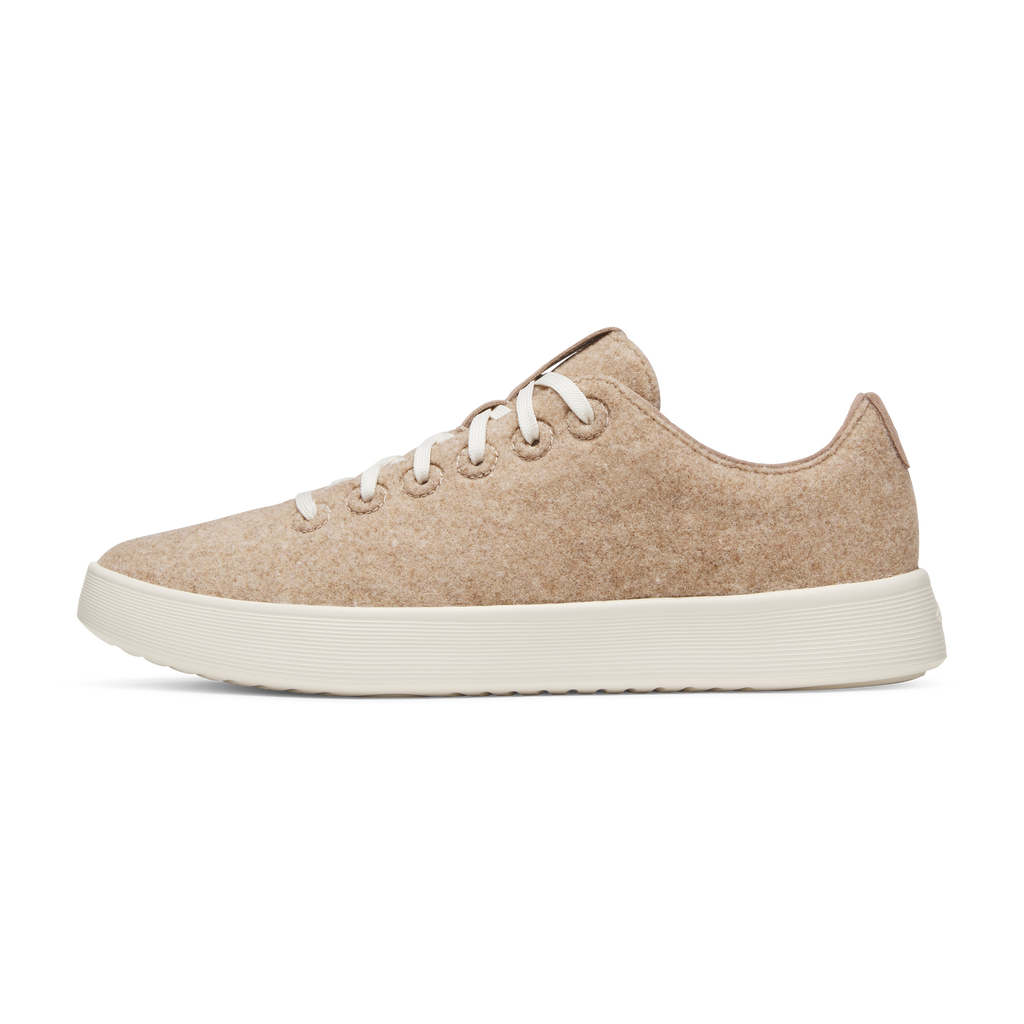 Women's Wool Cruiser - Light Tan (Natural White Sole)