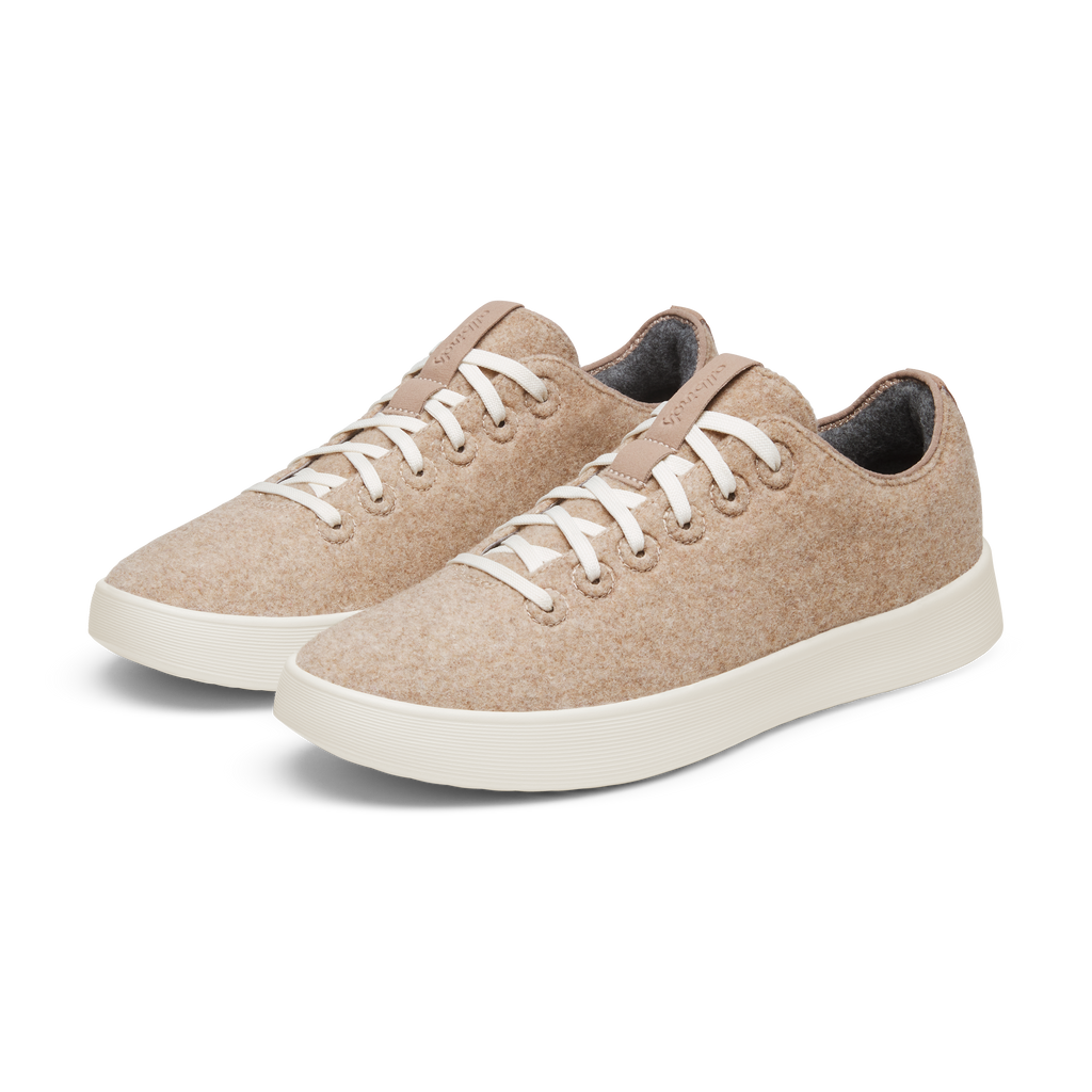 Women's Wool Cruiser - Light Tan (Natural White Sole)