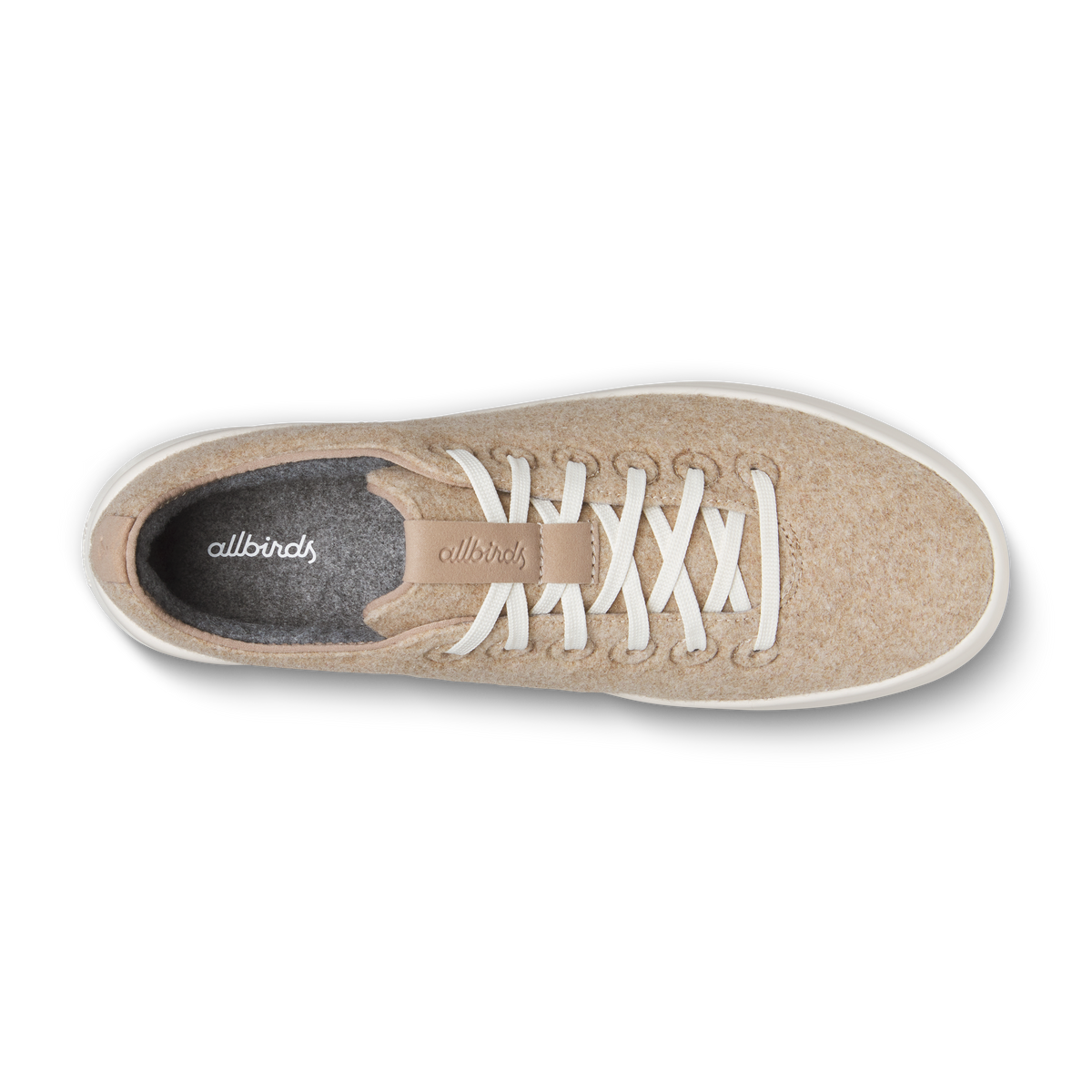 Men's Wool Cruiser - Light Tan (Natural White Sole)