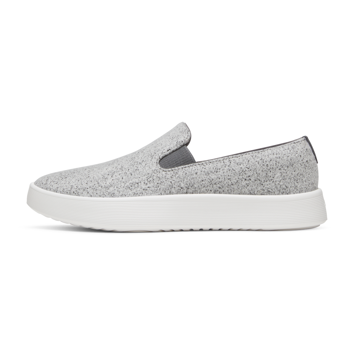 Men's Wool Cruiser Slip On - Medium Grey (Blizzard Sole)