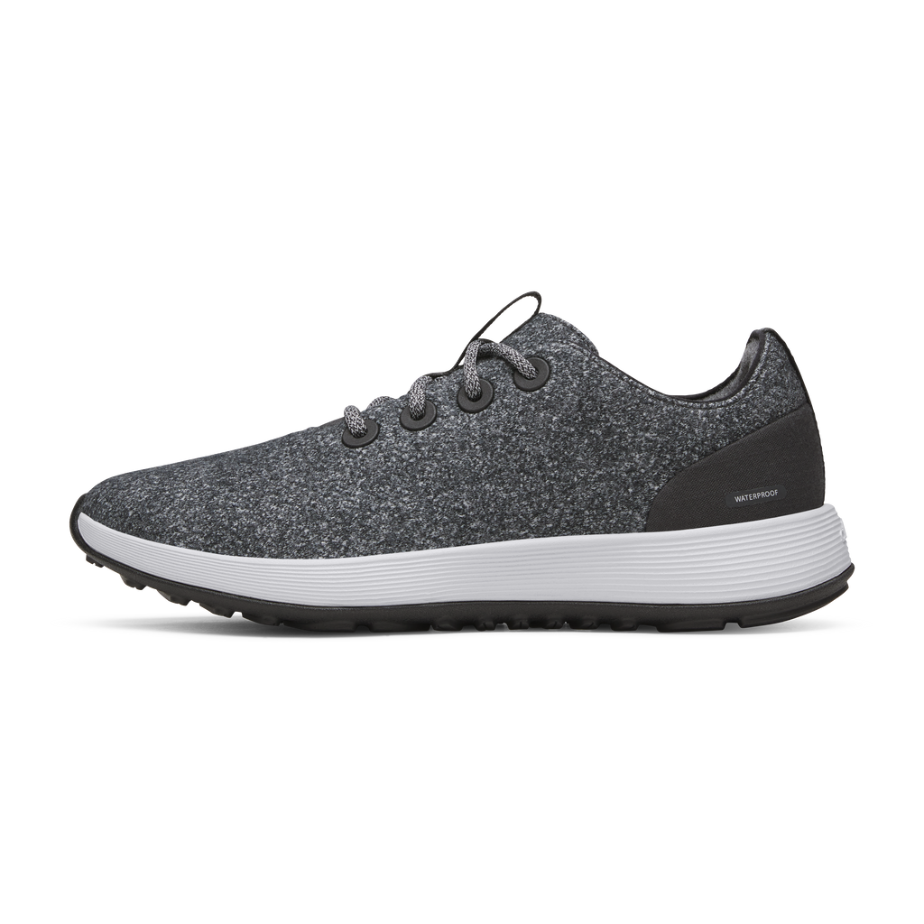 Women's Wool Runner NZ Waterproof - Dark Grey (Light Grey Sole)