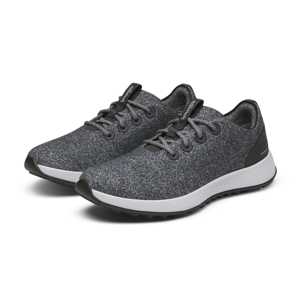 Women's Wool Runner NZ Waterproof - Dark Grey (Light Grey Sole)