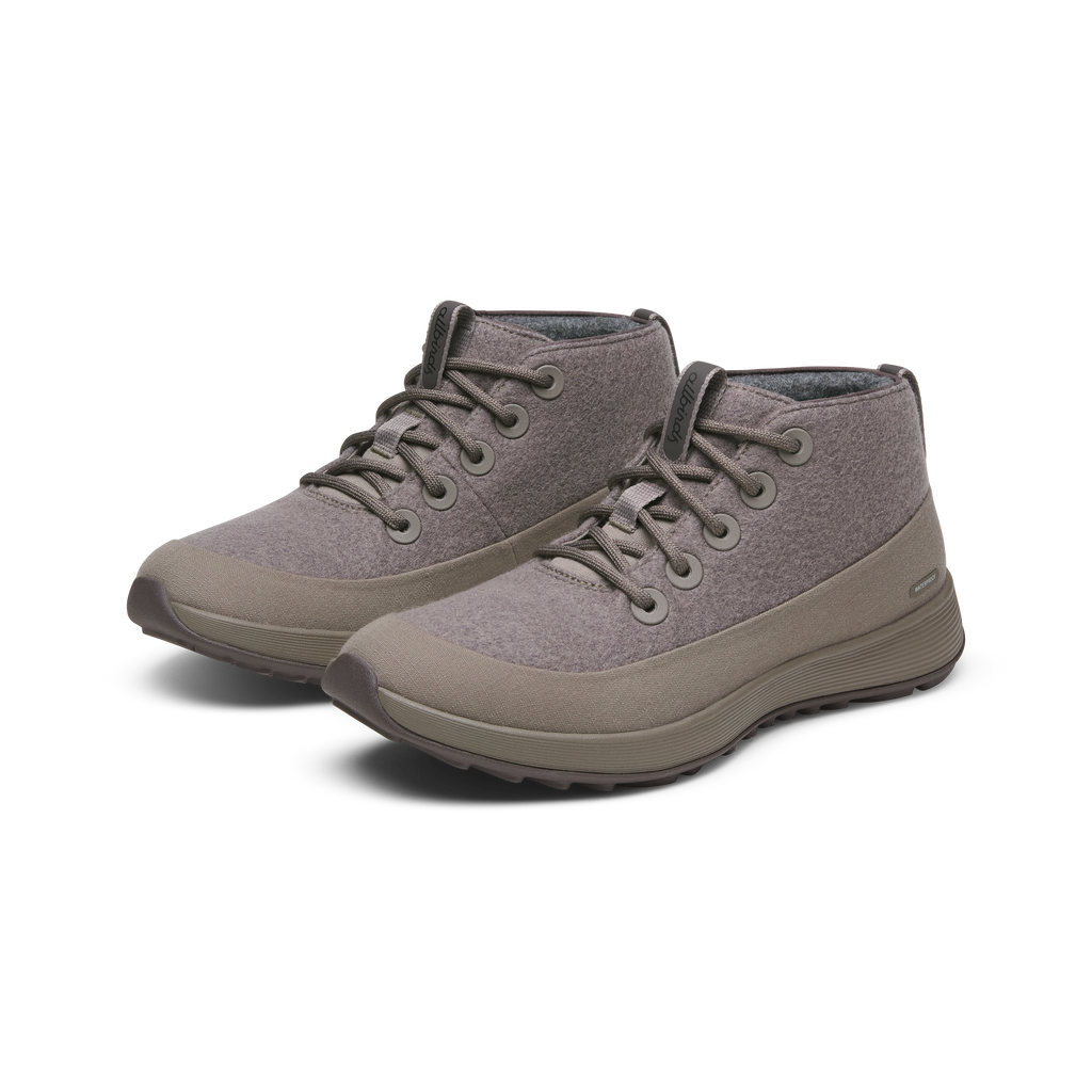 Men's Wool Runner NZ Mid Waterproof - Weathered Brown (Weathered Brown Sole)