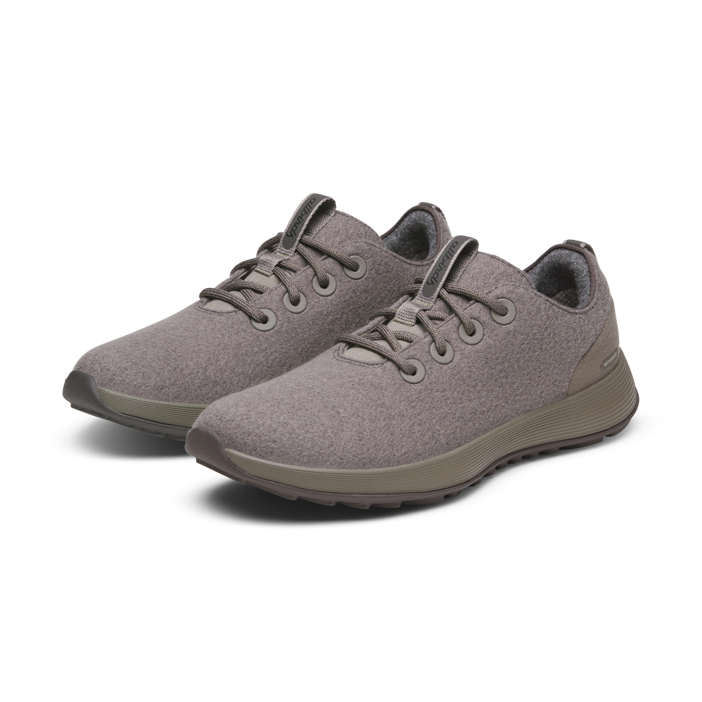 Men's Wool Runner NZ Waterproof - Weathered Brown (Weathered Brown Sole)