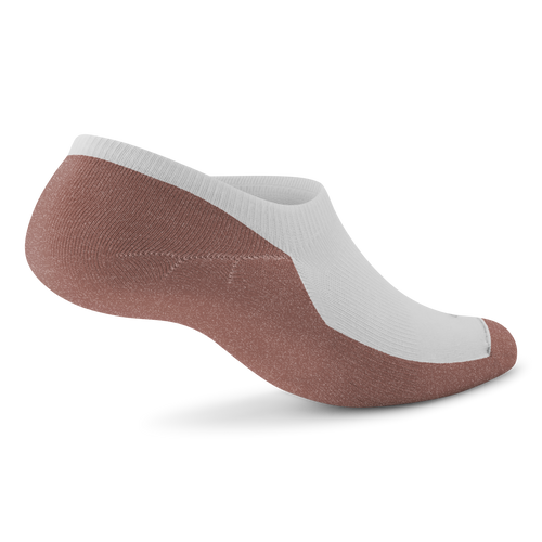 Anytime No Show Sock - Blizzard/Sienna