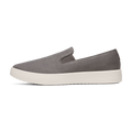 Men's Canvas Cruiser Slip On - Anthracite (Natural White Sole)