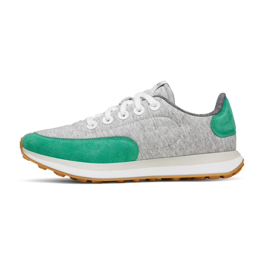 Men's Varsity Jersey - Light Grey/Verdant Green (Blizzard Sole)