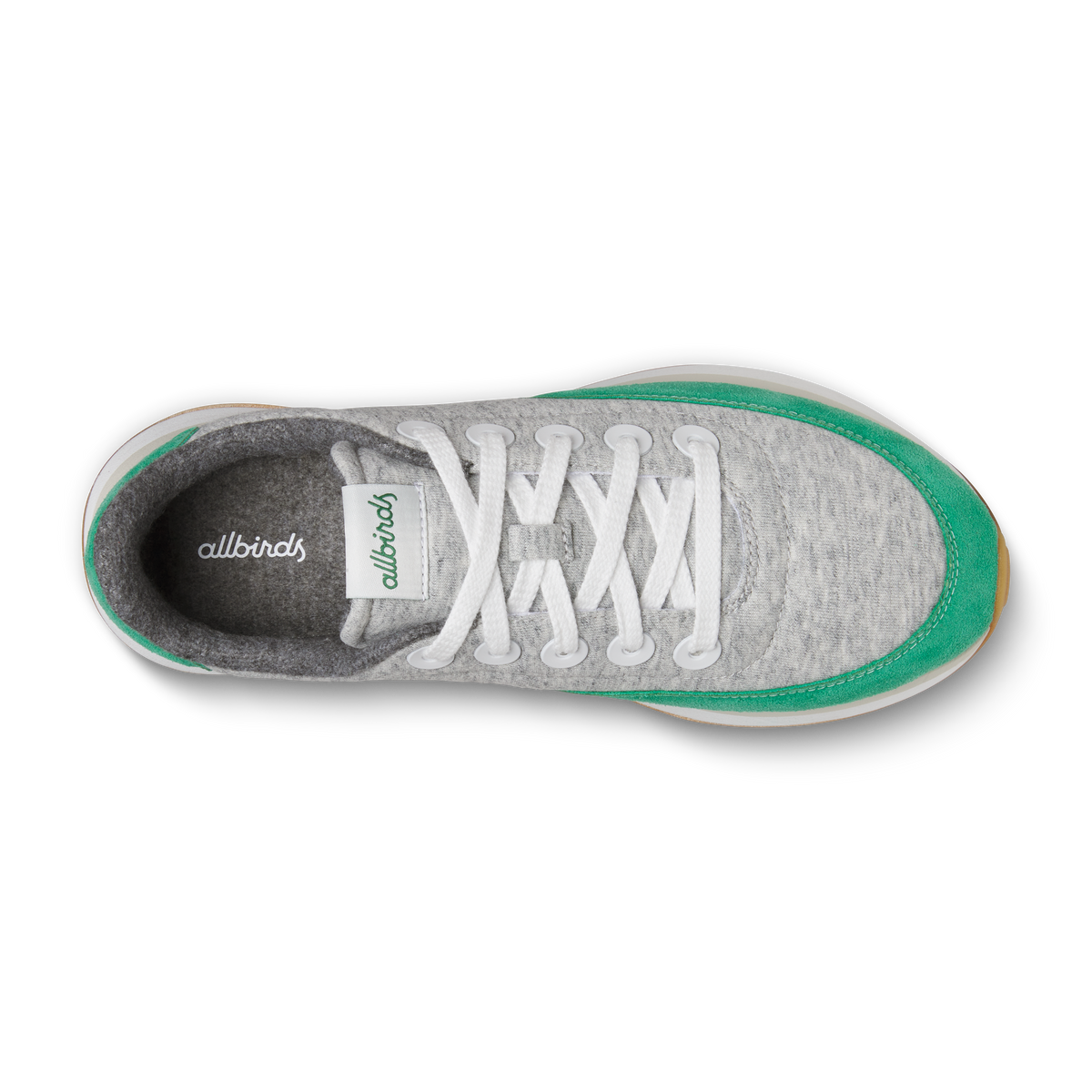 Men's Varsity Jersey - Light Grey/Verdant Green (Blizzard Sole)